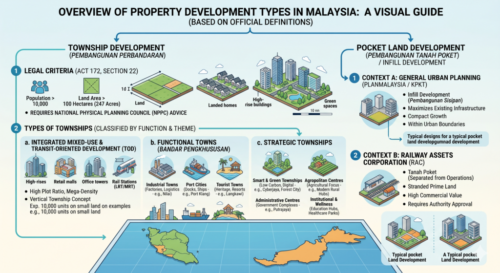 A visual guide of property development types in Malaysia