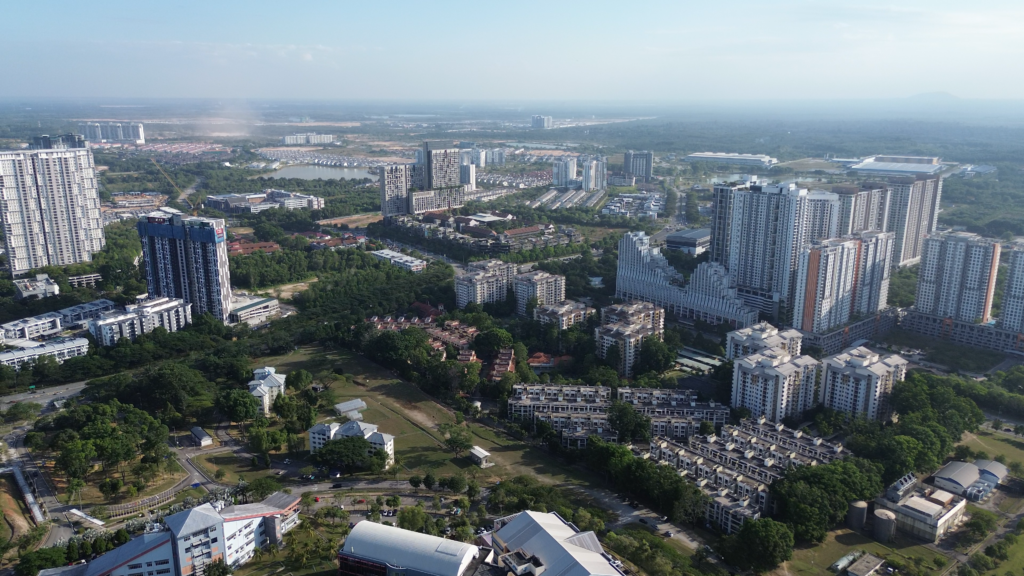 Aerial view of Cyberjaya