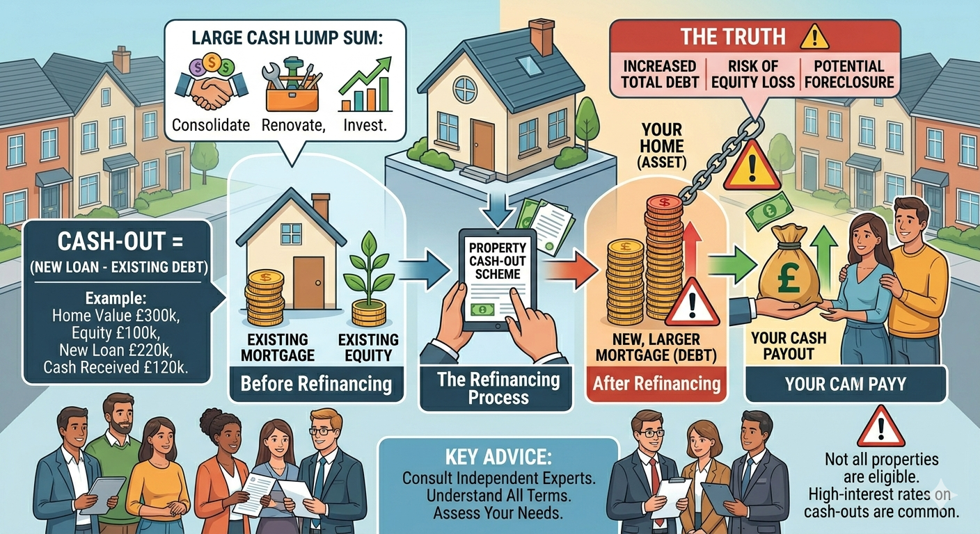 The Property “Cash-Out” Trap: Financial Lifeline or a 35-Year Black Hole?